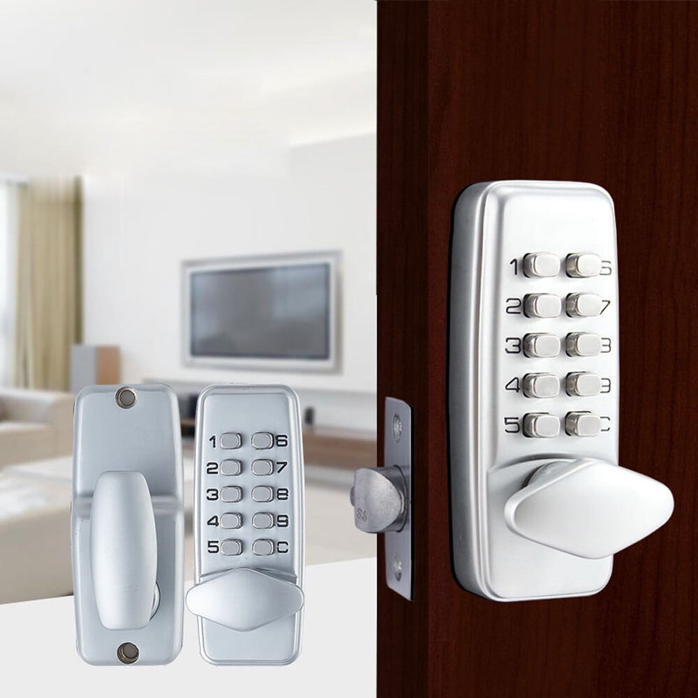 DENEST Mechanical Door Lock Keyless Knob Keypad Digital Password ...