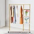 thumbnail image 1 of DENEST Metal Clothing Rack Wedding Dress Garment Rack Retail Clothes Display 1.6m/1.9m, 1 of 17