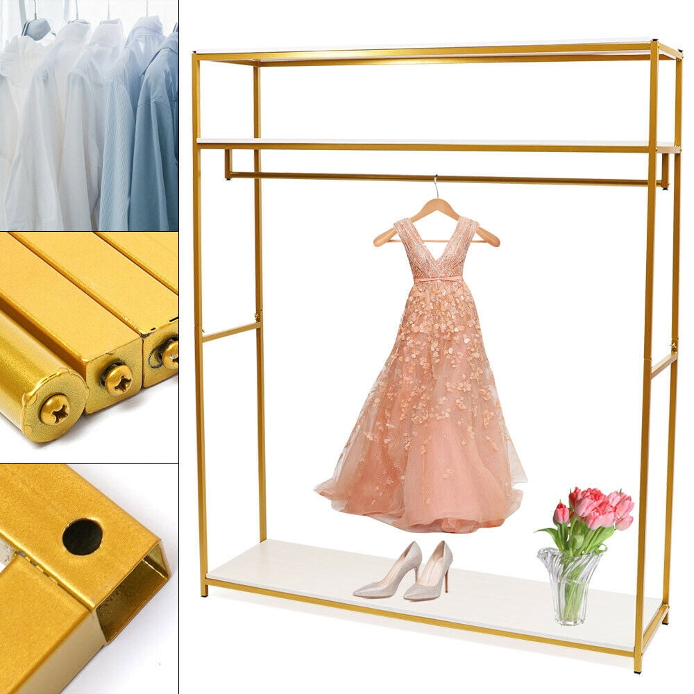 DENEST Metal Clothing Rack, Wedding Dress Display, Retail Clothes Stand ...