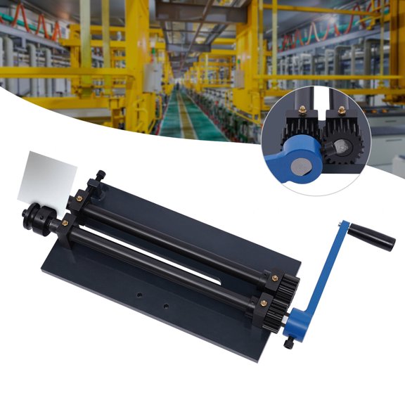 DENEST Multifunctional Bending Machine Set Bender 12 inch Throat Depth with 6 Dies