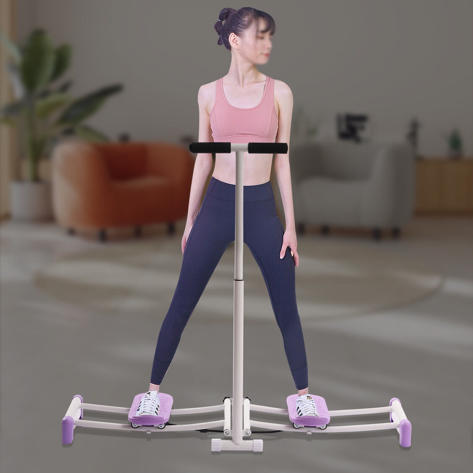 2-in-1 Fitness Ski Machine For Women - Pelvic Floor & Core Strengthener, Low-Impact Full Body Workout