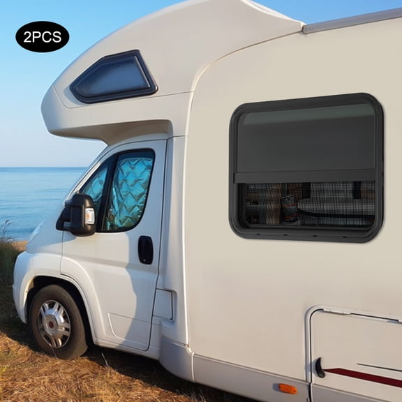 DENEST RV Window, 2 PCS RV Windows, RV Vertical Slide Window