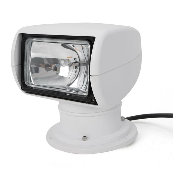 DENEST Remote Control Spotlight for Boat Truck Car Marine Remote Searchlight 12V 100W