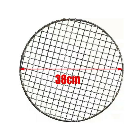 DENEST Round Barbecue Grill Net Recyclable 38cm/40.5cm