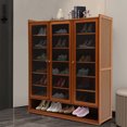 thumbnail image 1 of DENEST Shoe Cabinet, Freestanding Shoe Rack, Shoe Organiazer, 1 of 18