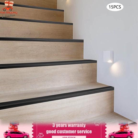 DENEST Stair Edge Protector - Anti-Slip Corner Guards, Waterproof, 15 Pcs Set