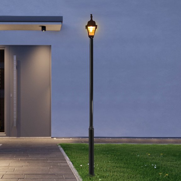 DENEST Street Light Pole, Street Lamp Post, Split Street Lamp Post For Outdoor Street