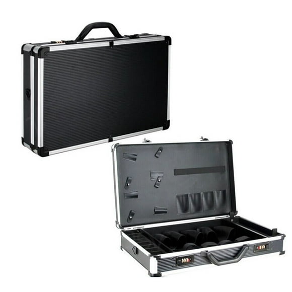 DENEST Stylist Suitcase Handbag Clipper Trimmers Scissors Tool Barber Carrying Case
