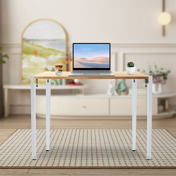 DENEST Table Clamp Legs, 28in Adjustable Metal Table Legs, 4Pcs F-Shape Dining Desk Legs for Coffee Table Furniture Console, Table Legs