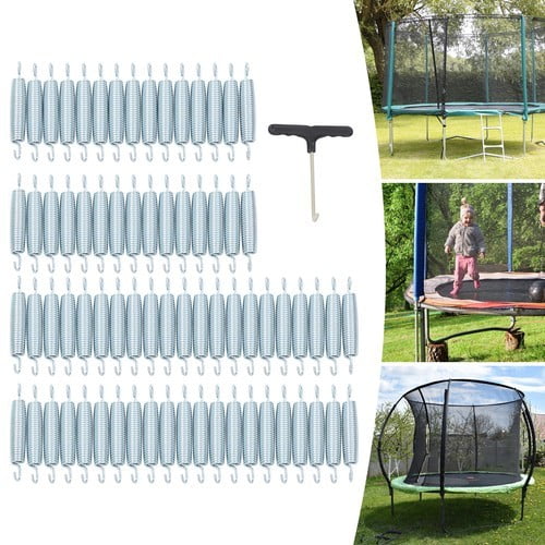 DENEST Trampoline Springs Replacement, 72PCS Trampoline Springs with Spring Tool