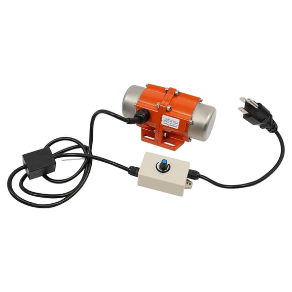 DENEST Vibrating Motor, 100W Vibrating Motor with Speed Controller, 1 Phase Asynchronous Vibrating Motor