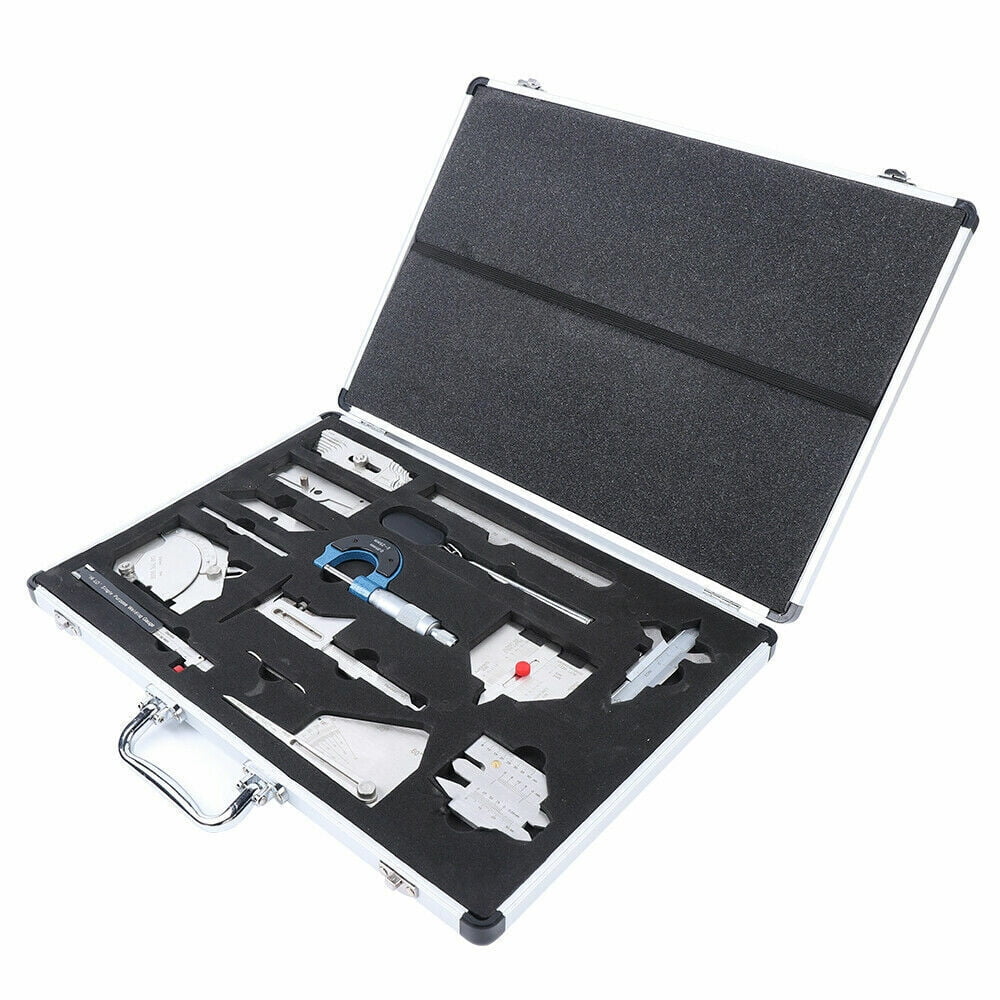 DENEST Welding Gauge Tool Set 13pcs Inspection Ruler Measuring Welder ...