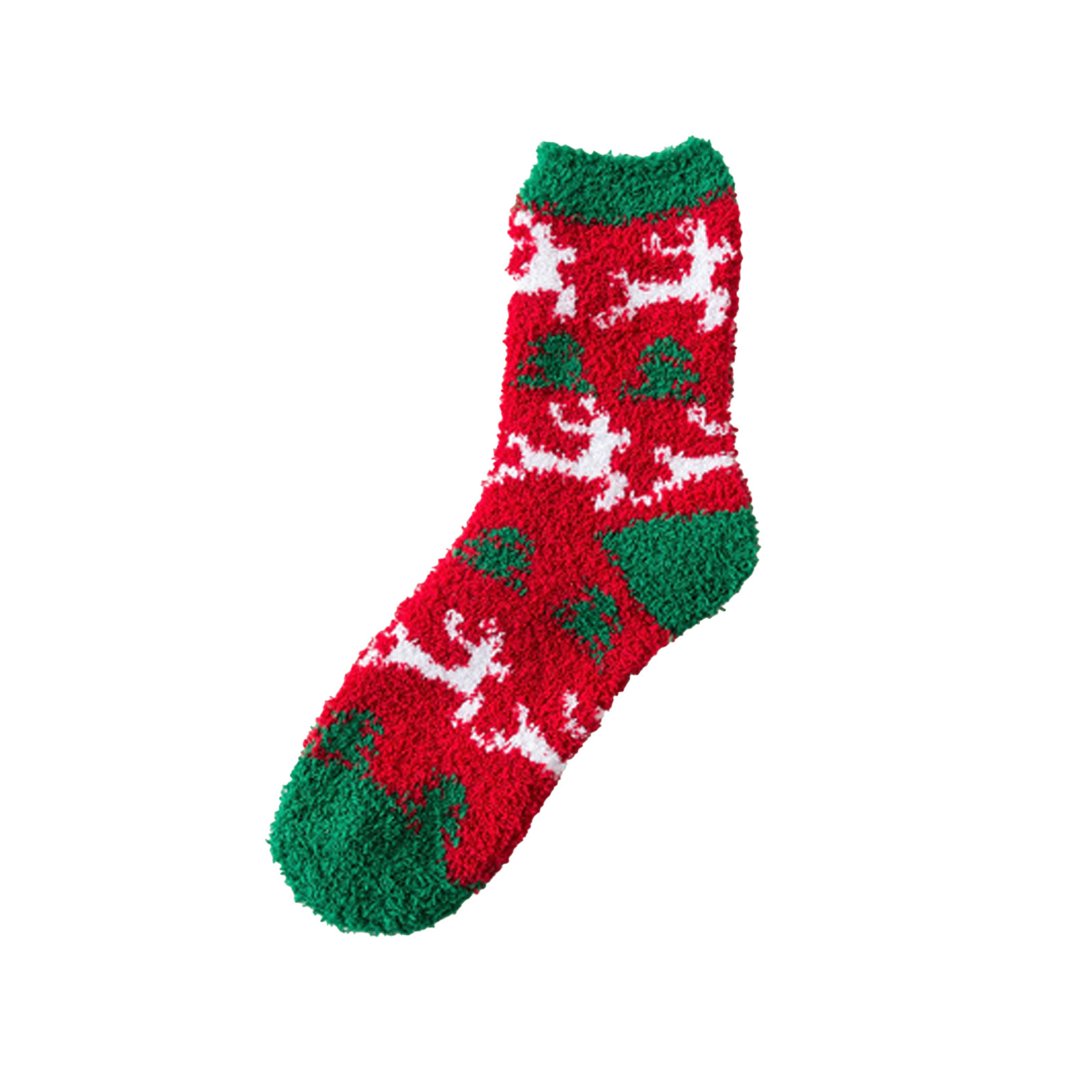 DENGDENG Christmas Fun Socks for Women Gift Cozy Fuzzy Winter Socks