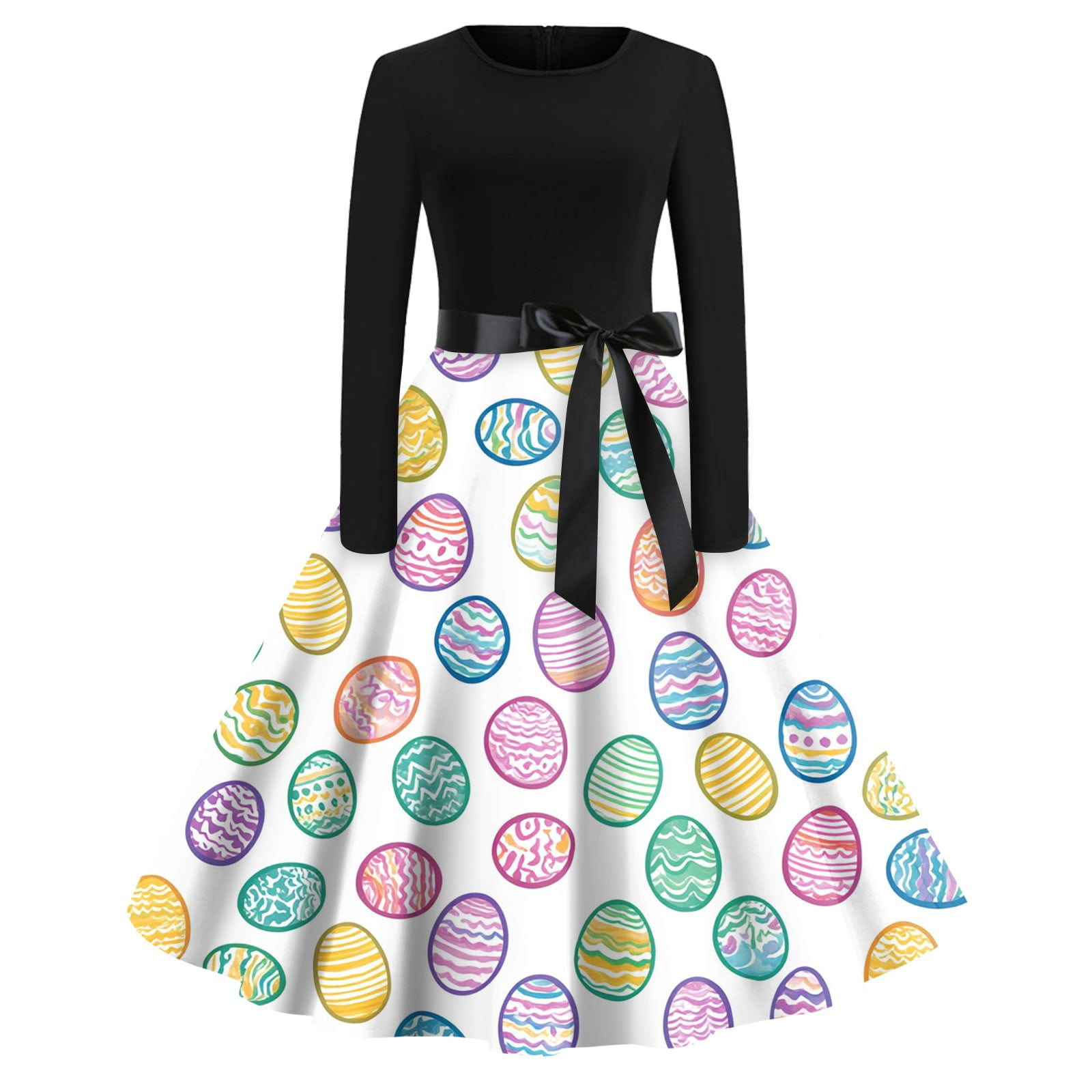 DENGDENG Easter Dresses for Women 2025 Wedding Guest Rabbit Eggs ...