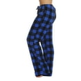 thumbnail image 1 of DENGDENG Flannel Womens Christmas Plaid Pj Pants Plaid Cute Pajamas Joggers Lounge Sleep Bottoms Plus Size Checkered Pants Comfy Drawstring Wide Leg Pants Blue M, 1 of 4