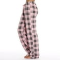 thumbnail image 1 of DENGDENG Flannel Womens Christmas Plaid Pj Pants Plaid Cute Pajamas Joggers Lounge Sleep Bottoms Plus Size Checkered Pants Comfy Drawstring Wide Leg Pants Pink M, 1 of 1
