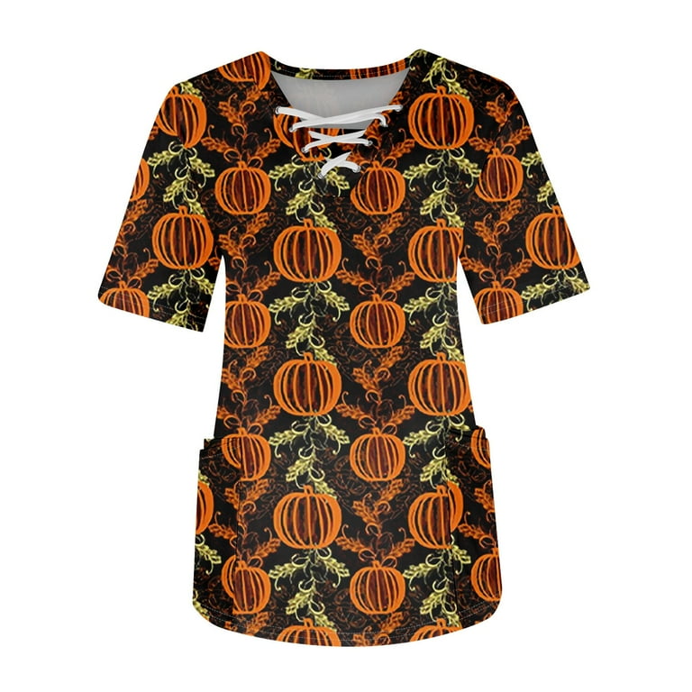 Halloween scrubs plus size hotsell