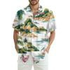 DENGDENG Men'S Hawaiian Shirt Short Sleeve Button Down Floral Casual Beach Shirts Summer Hawaii Tropical Vacation Aloha Shirts White 4XL