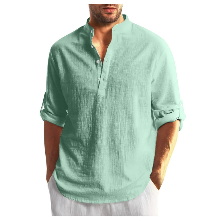Mens casual cheap work shirts