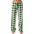 thumbnail image 1 of DENGDENG Plaid Pajamas for Women Pink Plaid Pj Pants Sleep Womens Lounge Pants Petite Drawstring Plus Size Wide Leg Pant Joggers Checkered Pajamas Bottoms 2024 Green XL, 1 of 4
