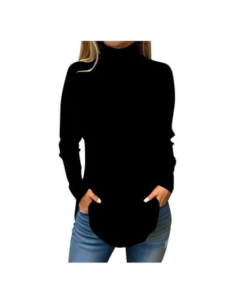 Black dressy turtleneck cheap