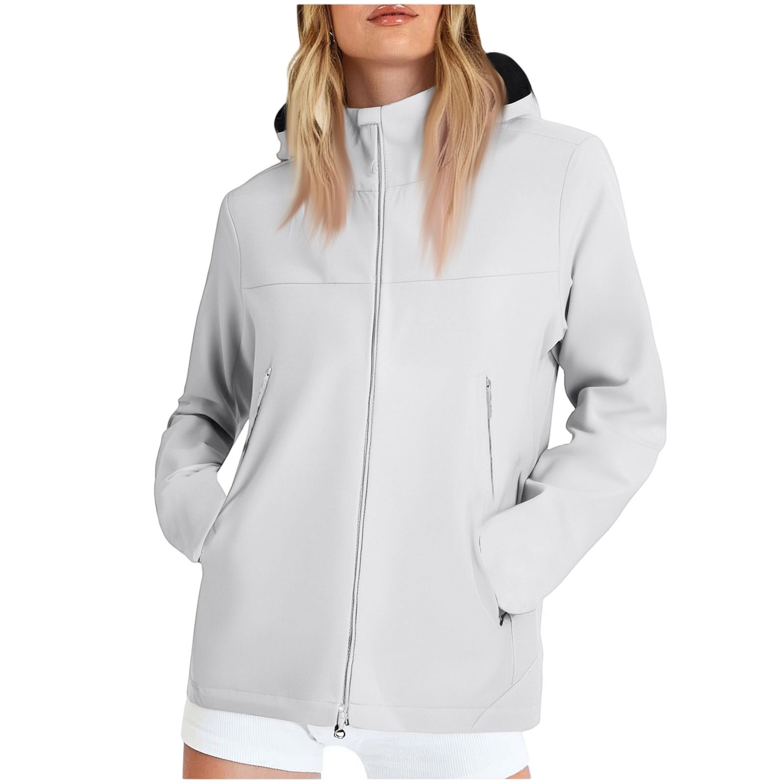 Fall Waterproof DENGDENG Raincoat for Women Plus Size 2025 Fall Waterproof Windbreaker ...
