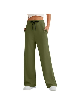 UHUYA Women Plus Size Sweatpants Loose High Waist Wide Leg Pants