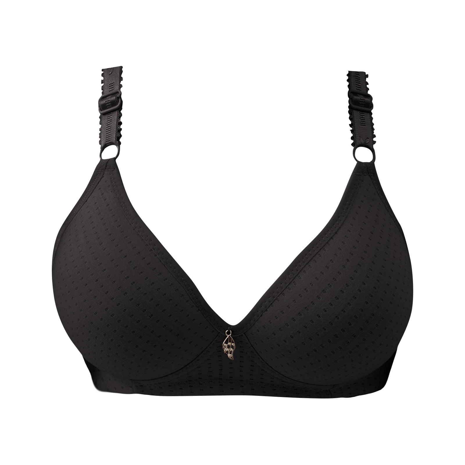 DENGDENG Women's Minimizer Wireless Bra Push Up Bras for Women No