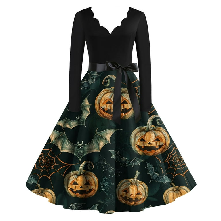 Halloween themed dresses for ladies deals
