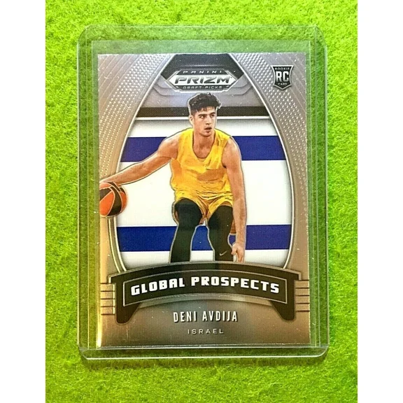 DENI AVDIJA PRIZM ROOKIE CARD ISRAEL RC WIZARDS SP 2020 Panini GLOBAL PROSPECTS