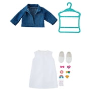 My Life As Denim Jacket Fashion Set for 18-inch Dolls, 12 Piece Collection