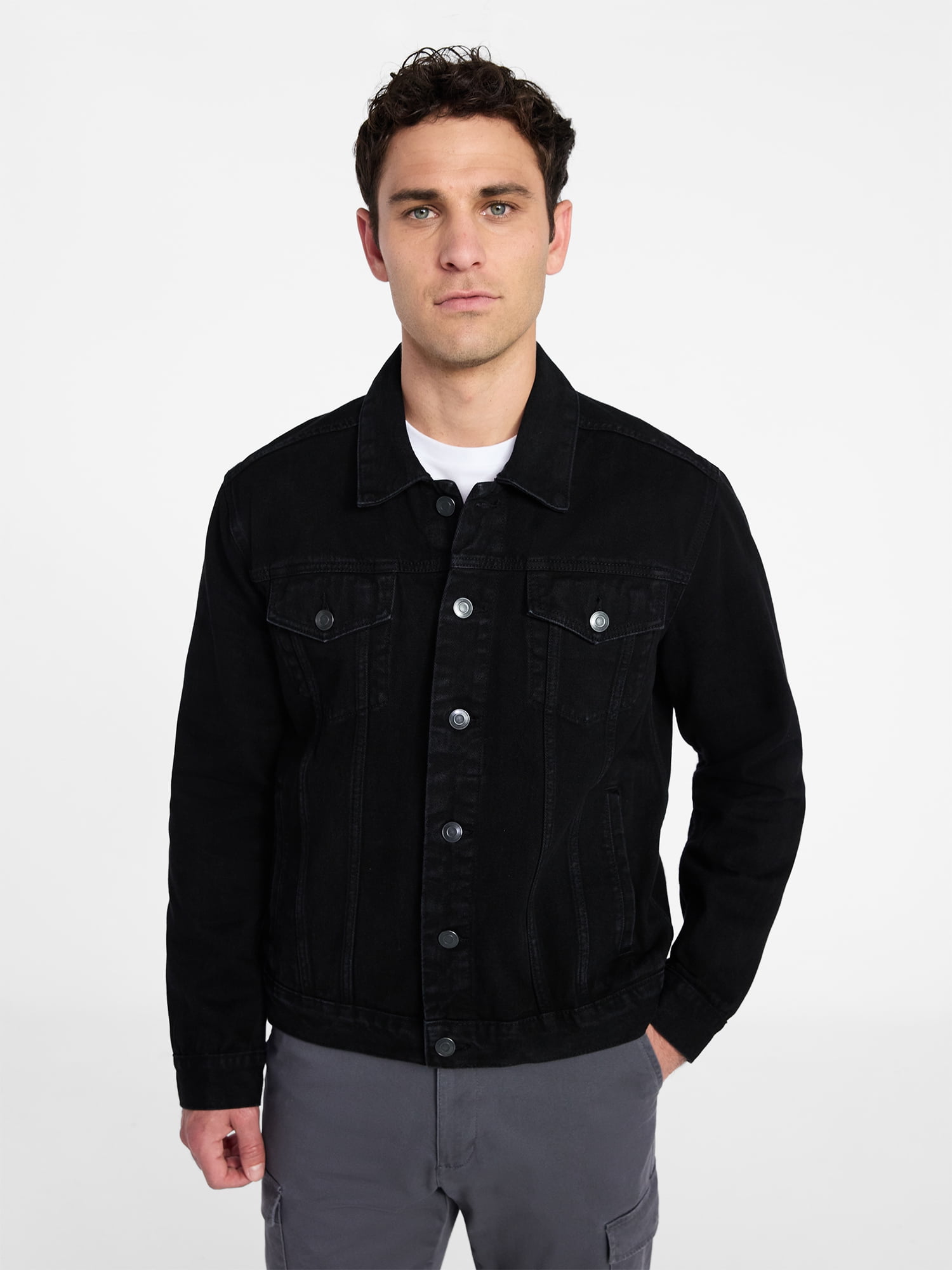 George Men's & Big Men's Denim Jacket, Sizes S-3XL