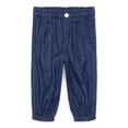 thumbnail image 1 of Garanimals Baby Girl Paper Bag Waist Jogger Jeans, Sizes 0M-24M, 1 of 3