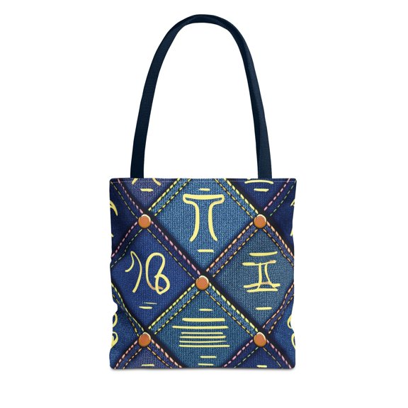 DENIM PRINT CANVAS BAG HIGH-QUALITY 100% SPUN POLY 3 SIZES CANVAS BAG-184-9