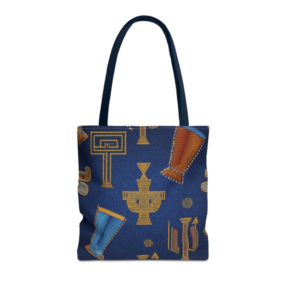 DENIM PRINT CANVAS BAG HIGH-QUALITY 100% SPUN POLY 3 SIZES CANVAS BAG-185-2