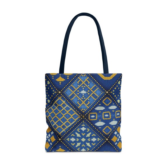 DENIM PRINT CANVAS BAG HIGH-QUALITY 100% SPUN POLY 3 SIZES CANVAS BAG-189-1