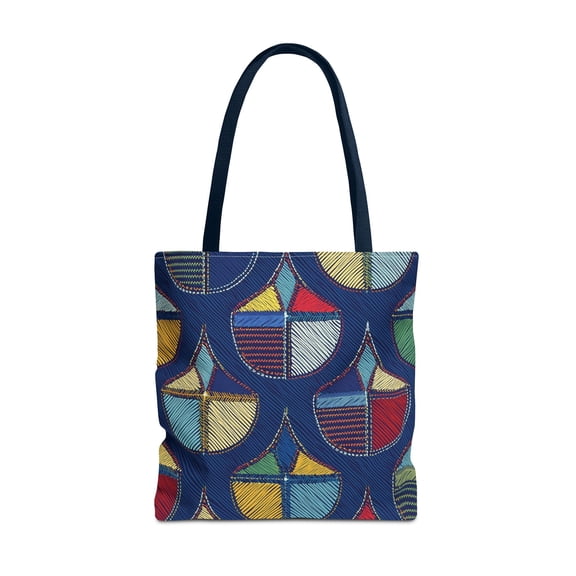 DENIM PRINT CANVAS BAG HIGH-QUALITY 100% SPUN POLY 3 SIZES CANVAS BAG-189-7