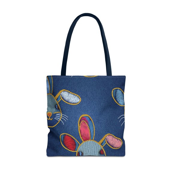 DENIM PRINT CANVAS BAG HIGH-QUALITY 100% SPUN POLY 3 SIZES CANVAS BAG-192