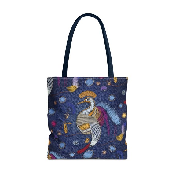 DENIM PRINT CANVAS BAG HIGH-QUALITY 100% SPUN POLY 3 SIZES CANVAS BAG-194-4