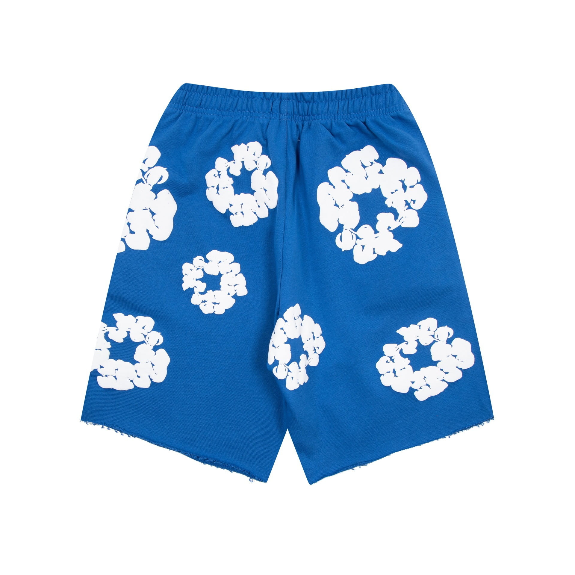 DENIM TEARS Shorts Men's Flower Puff Print Graphic Drawstring Waist