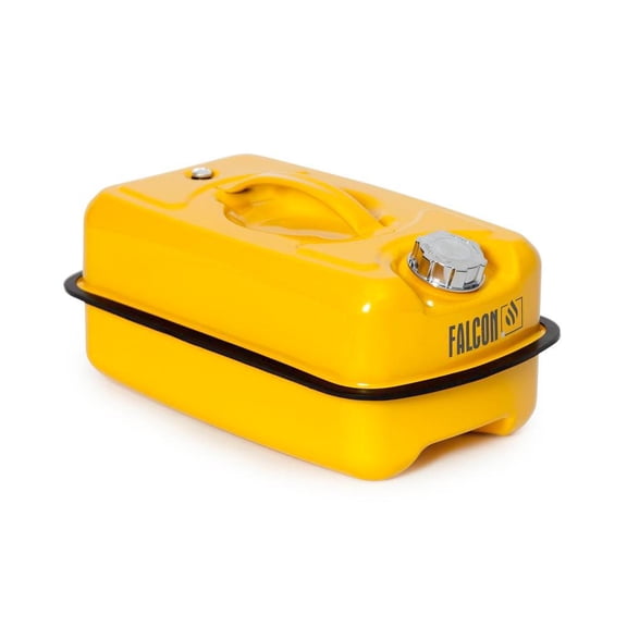 DENIOS Safety Container - Screw Lid - Steel - Yellow - 10 Liter