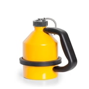 DENIOS Safety Jug - 1-Liter - Steel - Screw Lid - Yellow - Flammable Liquids