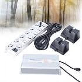 DENSET 12 Head Ultrasonic Mist Maker Pond Fogger Machine for Hydroponics Landscape 110V