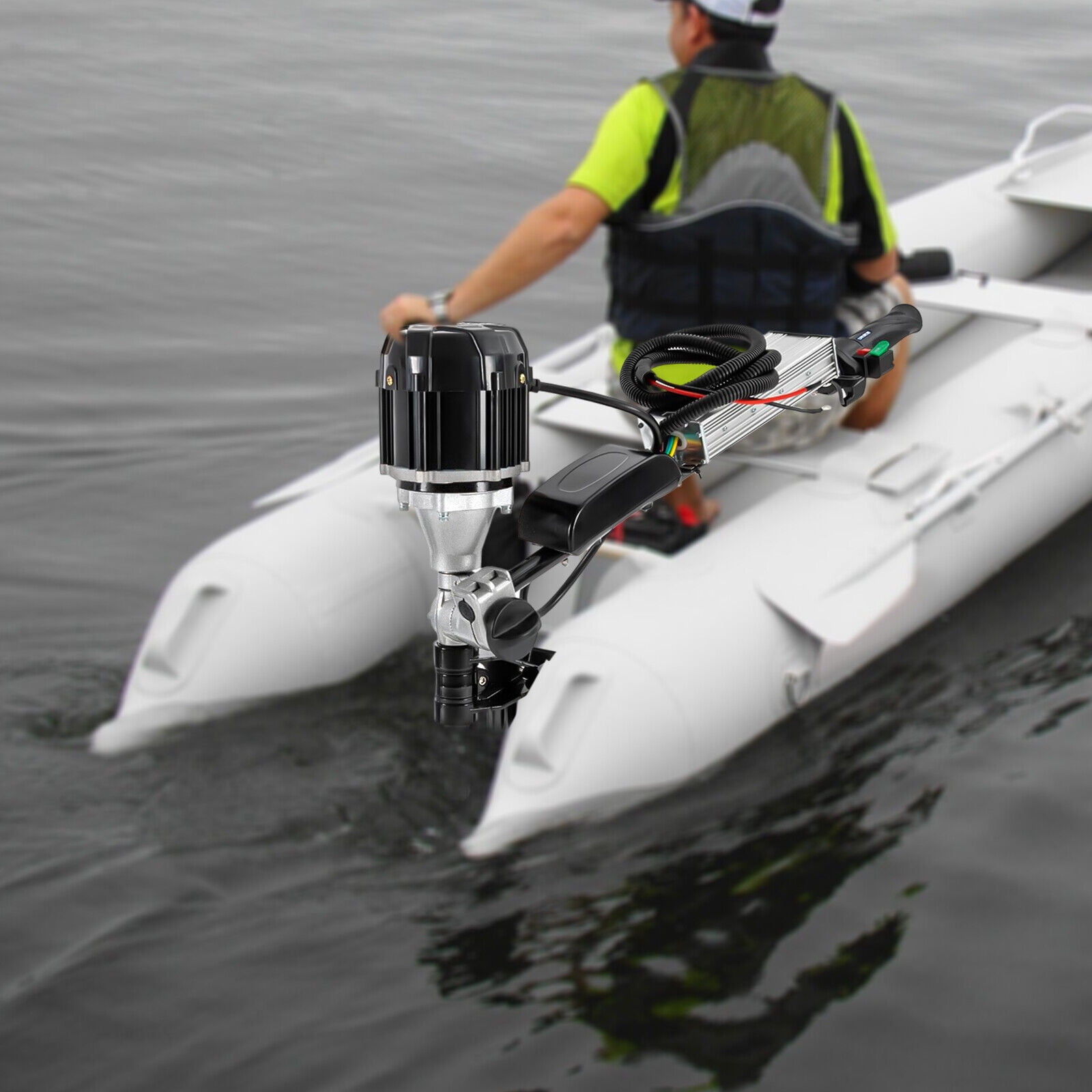 DENSET 48V Electric Outboard Motor Fishing Boat Engine 4800rpm Trolling Motor 1000W