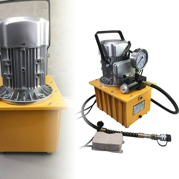 DENSET 750W 10000 PSI Electric Hydraulic Pump Power Pack Single Acting Solenoid Valve