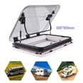 thumbnail image 1 of DENSET 800mm*500mm Roof Window Hatch RV Caravan Trailer Skylight Vent Hatch w/LED Light, 1 of 16
