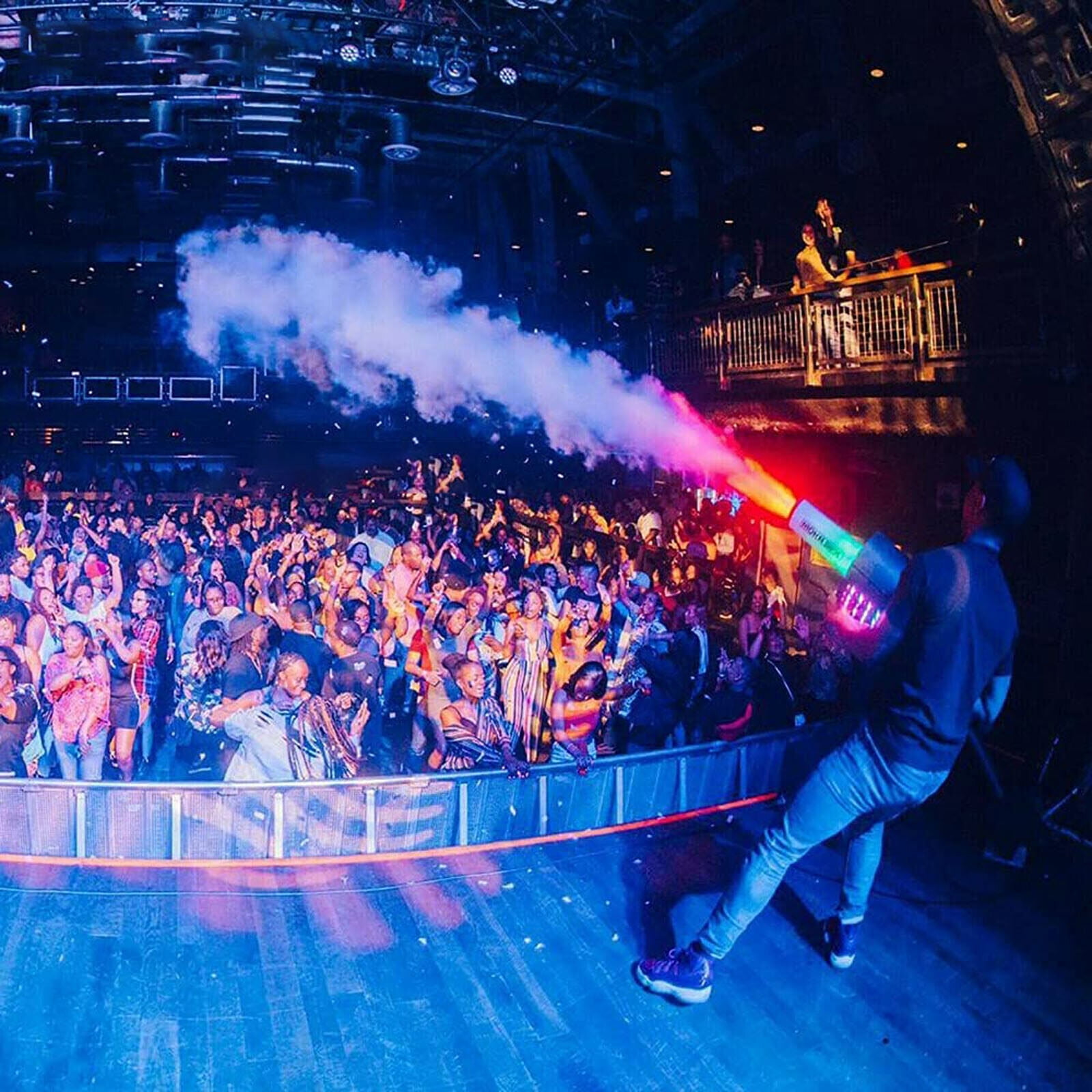 DENSET LED Co2 Confetti Gun Co2 Cannon Confetti Machine, Stage Effect