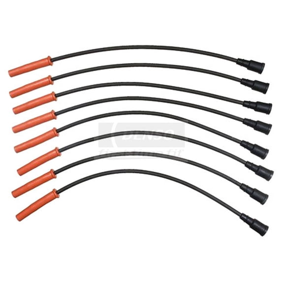 DENSO 671-8173 Ignition Wire Fits, 8 Pieces
