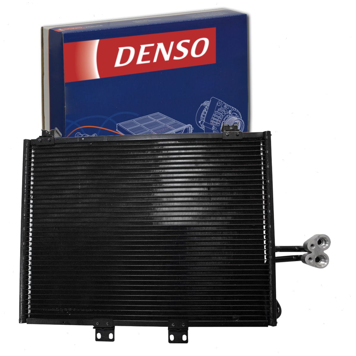 DENSO AC Condenser compatible with Jeep Wrangler 2.4L 2.5L 4.0L L4 L6 ...