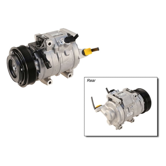 DENSO New w/ Clutch A/C Compressor Fits select: 2006-2007 SUBARU B9 TRIBECA, 2008-2014 SUBARU TRIBECA